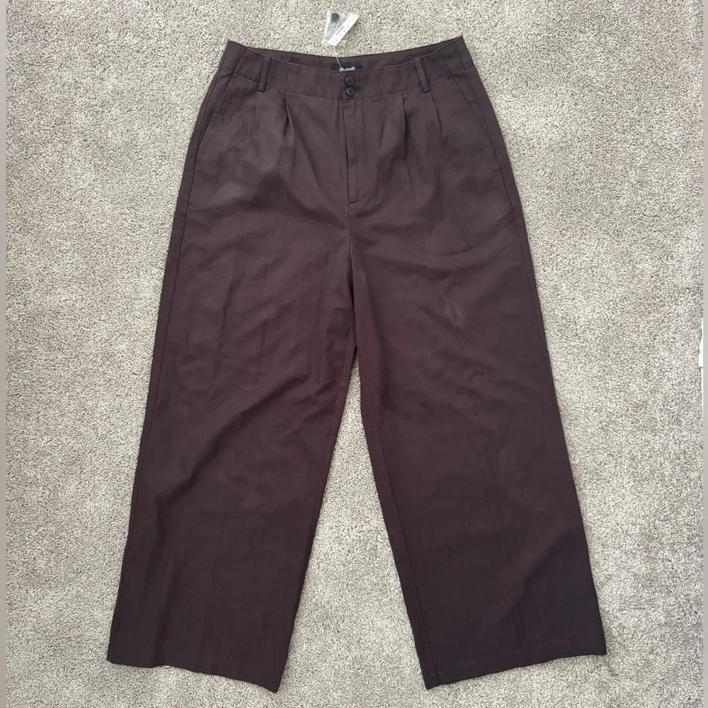 Madewell Harper wide leg pant sz 10 - Picture 2 of 8